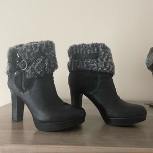 Adorable Ugg high heel booties.
